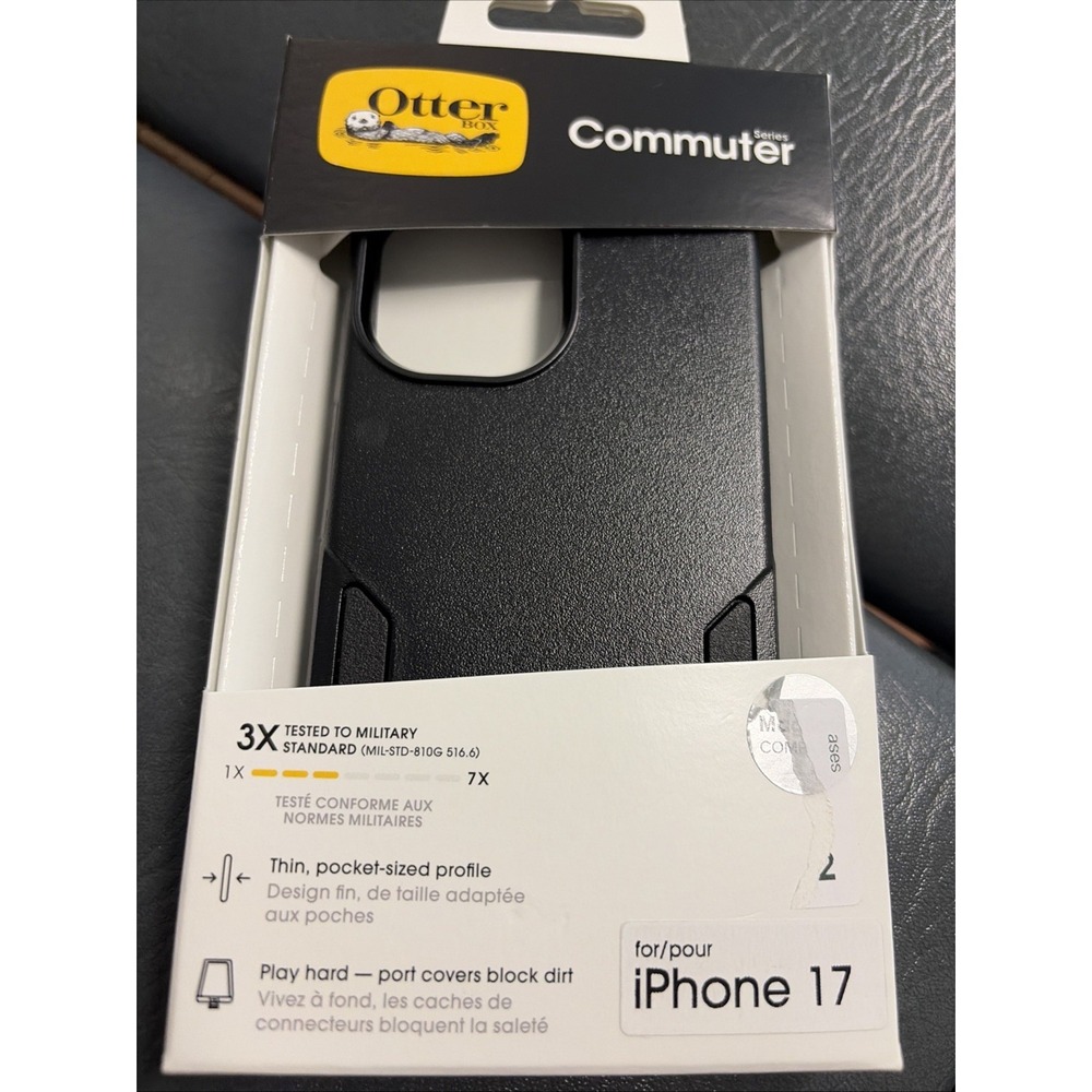 OtterBox Commuter MagSafe Case iPhone 17 Black Camera Control 77-98295